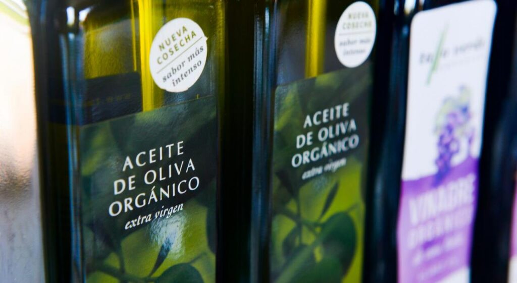 Alimentos orgánicos, aceite