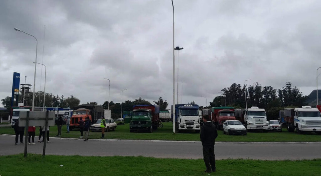 Transporte, reclamo, protesta