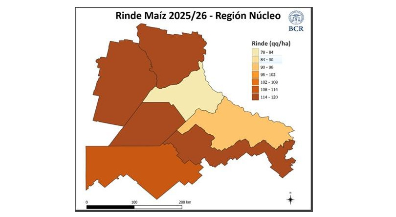 Maíz, Zona Núcleo