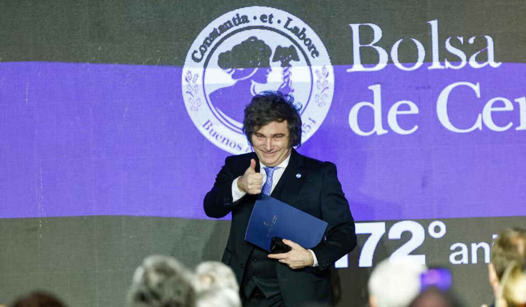 Javier Milei, Retenciones