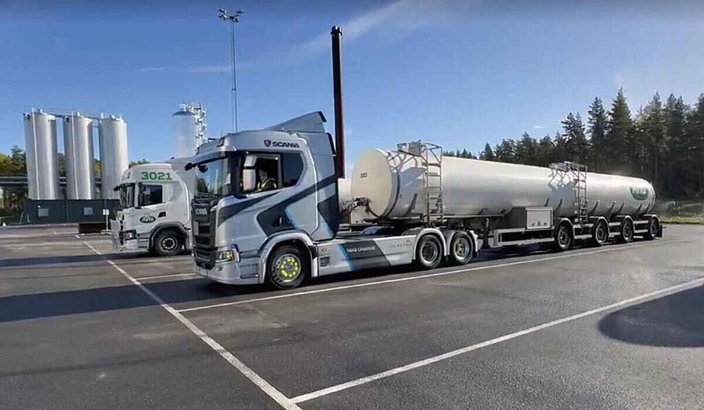 Transporte de leche, flete lechero