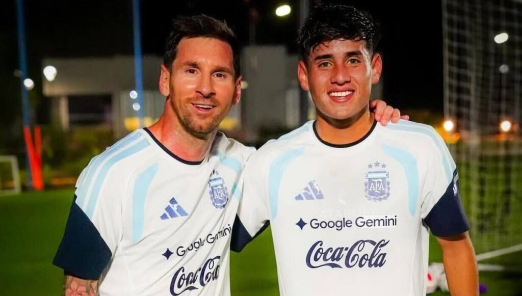 Tomás Aranda, Lionel Messi, Selección Argentina