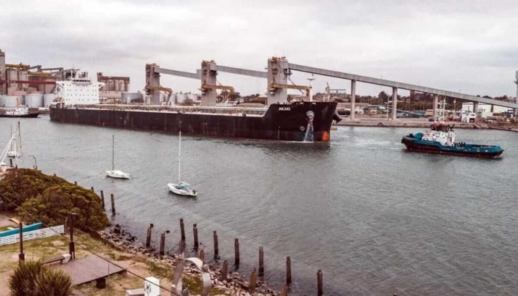 Puerto de Quequén, Embarque