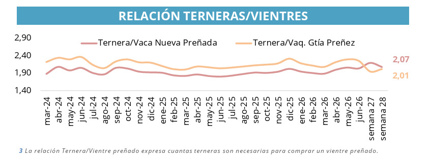 Mercado de Cría, Terneras, Vientres