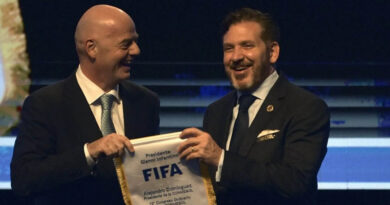 Alejandro Domínguez, Gianni Infantino, Mundial 2030, FIFA, Conmebol