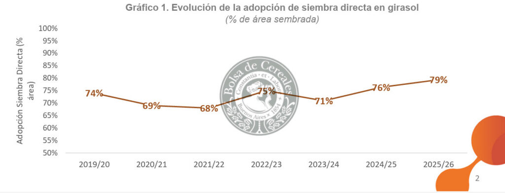 Girasol, Siembra Directa, Campaña 2025/26