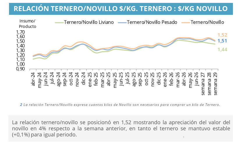 Invernada, Ganadería, Ternero, Novillo