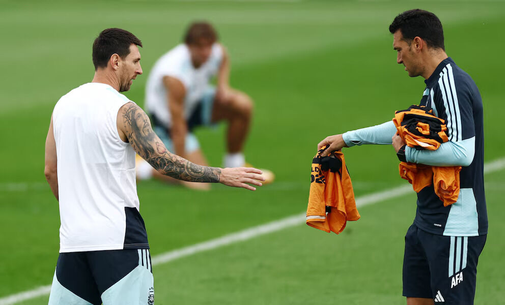 Lionel Scaloni, Selección Argentina, Lionel Messi
