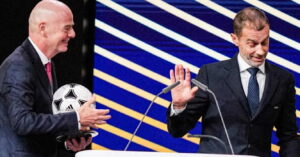 UEFA, FIFA, Gianni Infantino, Aleksander Ceferin, Mundial, Copa del Mundo, Fútbol