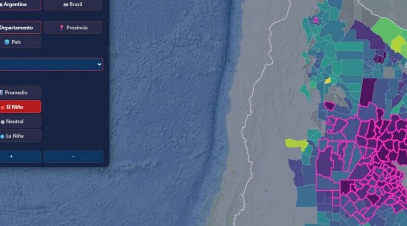 Aplicación Web, El Niño, Tecnología, INTA