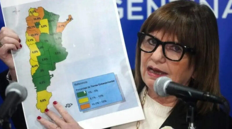 Patricia Bullrich, Ley de Tierras