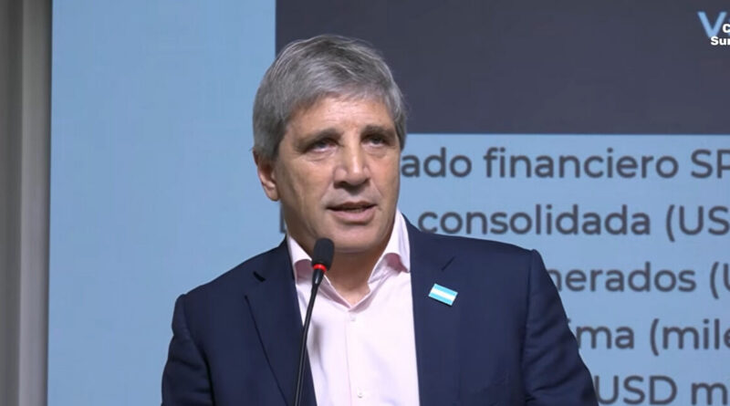 Luis Caputo, Economía CFO Summit