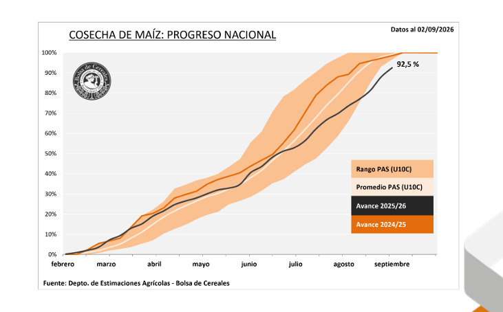 Maíz, Cosecha