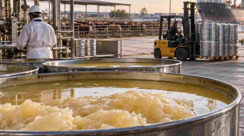 Sebo Bovino, Exportaciones