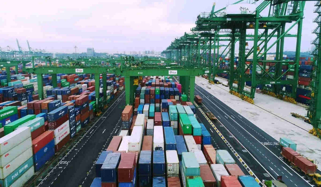Singapur, Comercio, Puerto, Exportaciones