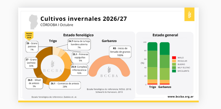 Córdoba, Trigo, Garbanzo